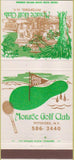 Matchbook Cover - Monroe Golf Club Pittsford NY 30 Strike