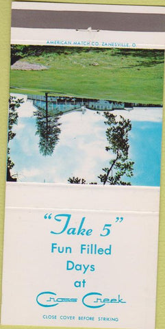 Matchbook Cover - Cross Creek Golf Titusville PA 30 Strike