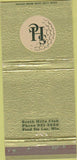 Matchbook Cover - South Hills Club Fod Du Lac WI golf 30 Strike
