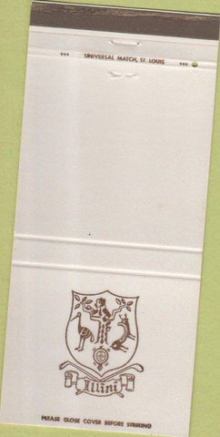 Matchbook Cover - Illini Country Club Springfield IL 30 Strike