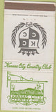Matchbook Cover - Kansas City Country Club MO WEAR 30 Strike