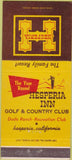 Matchbook Cover - Hesperia Inn Golf Country Club Hesperia CA 30 Strike