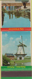 Matchbook Cover - City of Tomorrow windmill Westersingel Rotterdam Holland