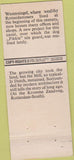 Matchbook Cover - City of Tomorrow windmill Westersingel Rotterdam Holland