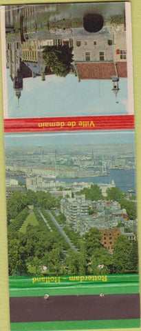 Matchbook Cover - Ville De Demain Delfshaven Rotterdam Holland