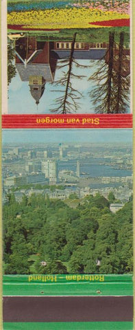 Matchbook Cover - Stad Van Morgen Rotterdam Holland
