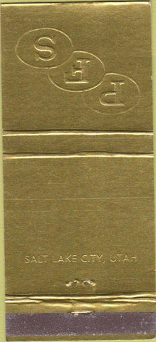 Matchbook Cover - Prudential Federal Savings Salt Lake City UT 30 Strike