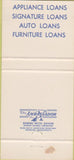 Matchbook Cover - First Finance Thrift Chattanooga TN 30 Strike