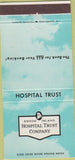 Matchbook Cover - Rhode Island Hospital Trust Co  30 Strike