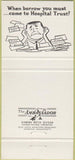 Matchbook Cover - Rhode Island Hospital Trust Co  30 Strike