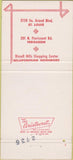 Matchbook Cover - Hamiltonian Federal Savings St Louis MO Ferguson 30 Strike
