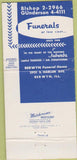 Matchbook Cover - Berwyn Funeral home IL 30 Strike