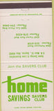 Matchbook Cover - Home Savings Dayton OH 30 Strike