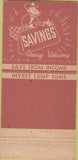 Matchbook Cover - Fairfield Federal Savings Loan Lancaster OH 30 Strike