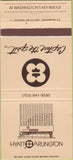 Matchbook Cover - Hyatt Arlington VA 30 Strike