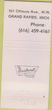 Matchbook Cover - Waters Building Grand Rapids MI 30 Strike