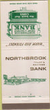 Matchbook Cover - Northbrook Trust Savings IL 30 Strike