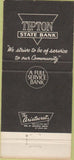 Matchbook Cover - Tipton State Bank IA 30 Strike