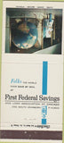 Matchbook Cover - First Federal Savings Chicago IL 30 Strike