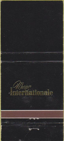 Matchbook Cover - Mario's Internationale Columbus OH 30 Strike