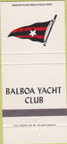 Matchbook Cover - Balboa Bay Club Newport Beach CA 30 Strike