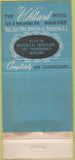 Matchbook Cover - The Willard Hotel Washington DC WORN 30 Strike