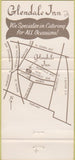 Matchbook Cover - Glendale Inn Trenton NJ 30 Strike