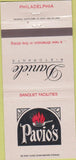 Matchbook Cover - Daniele Ristorante Philadephia PA 30 Strike