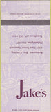 Matchbook Cover - Jake's Philadelphia PA 30 Strike