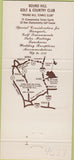 Matchbook Cover - Round Hill Golf Country Club Alamo CA 30 Strike