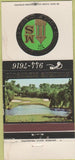Matchbook Cover - Moselem Springs Golf Club Fleetwood PA STAINED 30 Strike