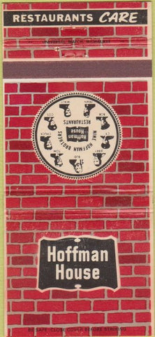 Matchbook Cover - Hoffman House Restaurants 30 Strike