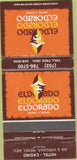 Matchbook Cover - Eldorado Hotel Casino Reno NV 30 Strike