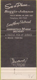 Matchbook Cover - Boggis Johnson Electric Milwaukee WI 30 Strike