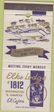 Matchbook Cover - Elks Club of El Cajon CA 30 Strike