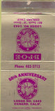 Matchbook Cover - Elks Club Oxnard CA 30 Strike