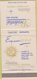 Matchbook Cover - Presidential Motor Inn Lynchburg VA WEAR 30 Strike