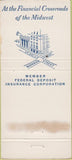 Matchbook Cover - Chicago National Bank IL WORN 30 Strike