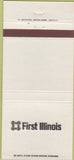 Matchbook Cover - First Illinois Bank 30 Strike