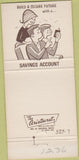 Matchbook Cover - Security State Bank Algona IA 30 Strike
