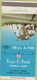 Matchbook Cover - Royce Smith Funeral Home Riverside RI WEAR 30 Strike