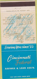 Matchbook Cover - Cincinnati Federal OH 30 Strike