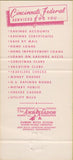 Matchbook Cover - Cincinnati Federal OH 30 Strike