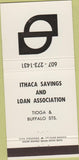 Matchbook Cover - Ithaca Savings Loan NY 30 Strike