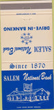 Matchbook Cover - Salem National Bank  WEAR 30 Strike