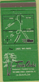 Matchbook Cover - Twin Oaks Restaurant Cranston RI 30 Strike
