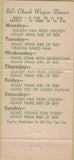 Matchbook Cover - Ed's Chuck Wagon San Jose Belmont Los Altos CA 30 Strike