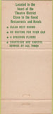 Matchbook Cover - Times Square Parking New York City 30 Strike