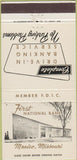 Matchbook Cover - First National Bank Mexico MO 30 Strike