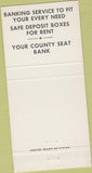 Matchbook Cover - United Bank of Union MO 30 Strike